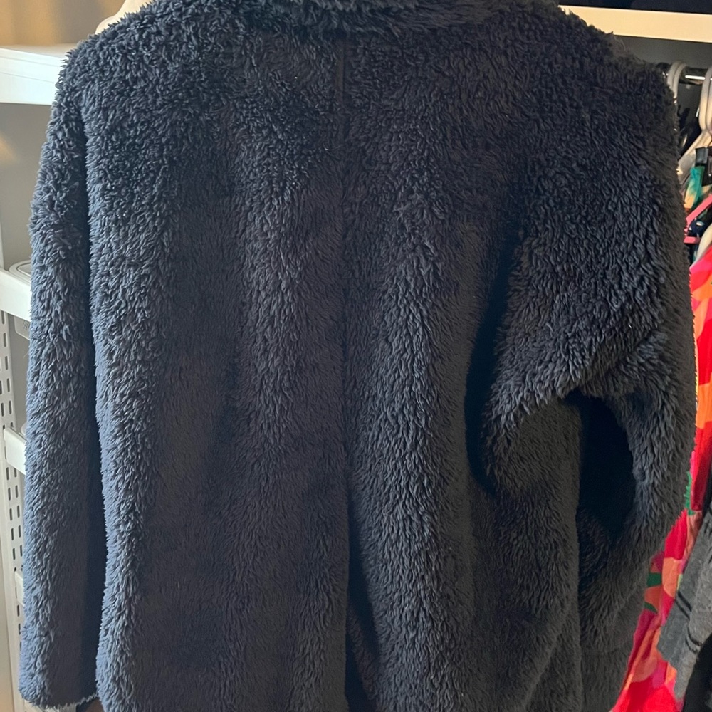 Plush Teddy Open Front Jacket - image 4